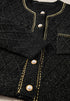 'Arabelle' Tweed Knit Sweater - Celes Fashion